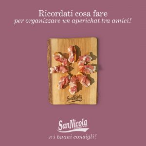 Ricordati cosa fare per organizzare un aperichat tra amici! Prosciutto San Nicola e i buoni consigli.2 Ricordati cosa fare per organizzare un aperichat tra amici! Prosciutto San Nicola e i buoni consigli.2